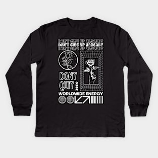 DONT QUIT Kids Long Sleeve T-Shirt